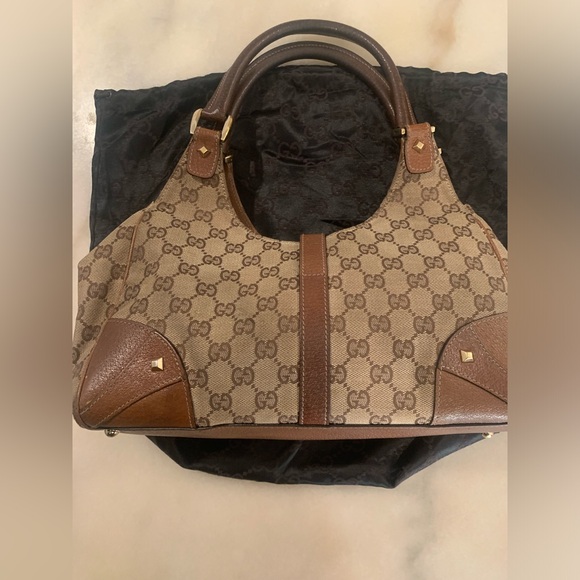 Vintage Gucci GG Canvas Bardot - Picture 2 of 13